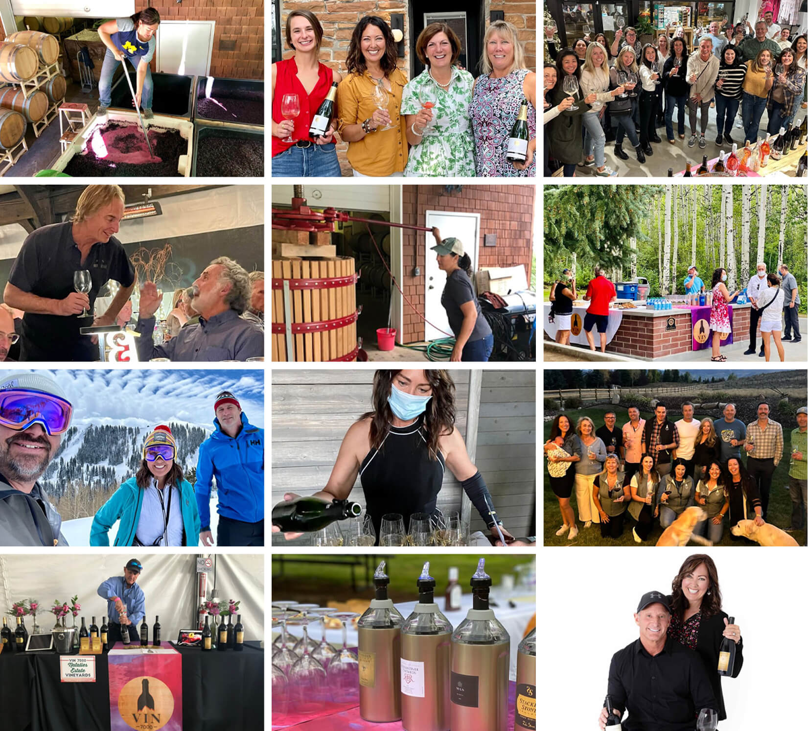 Grid of images from Vin 7000 events