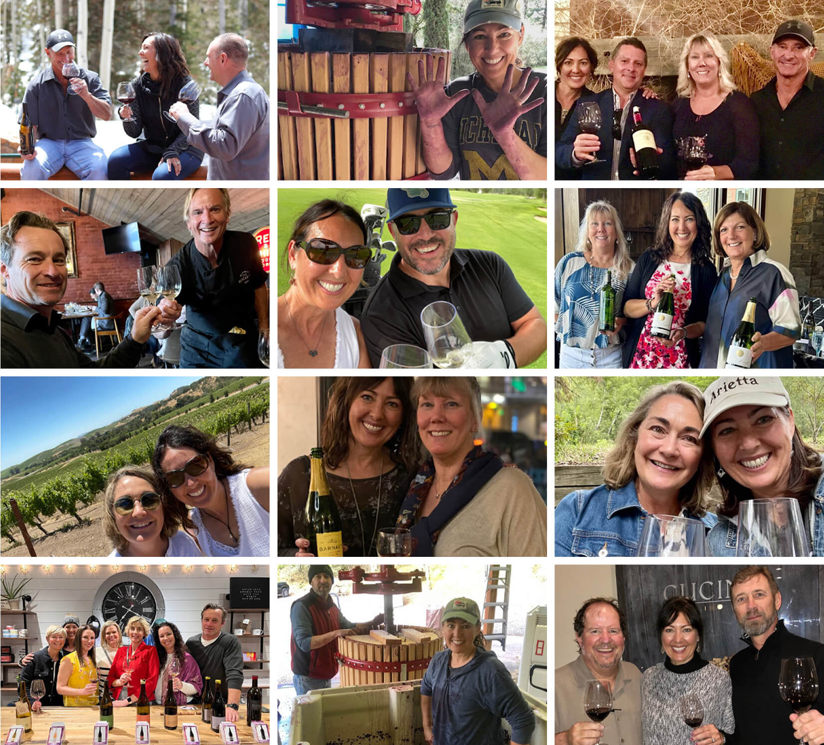 Grid of images from Vin 7000 events